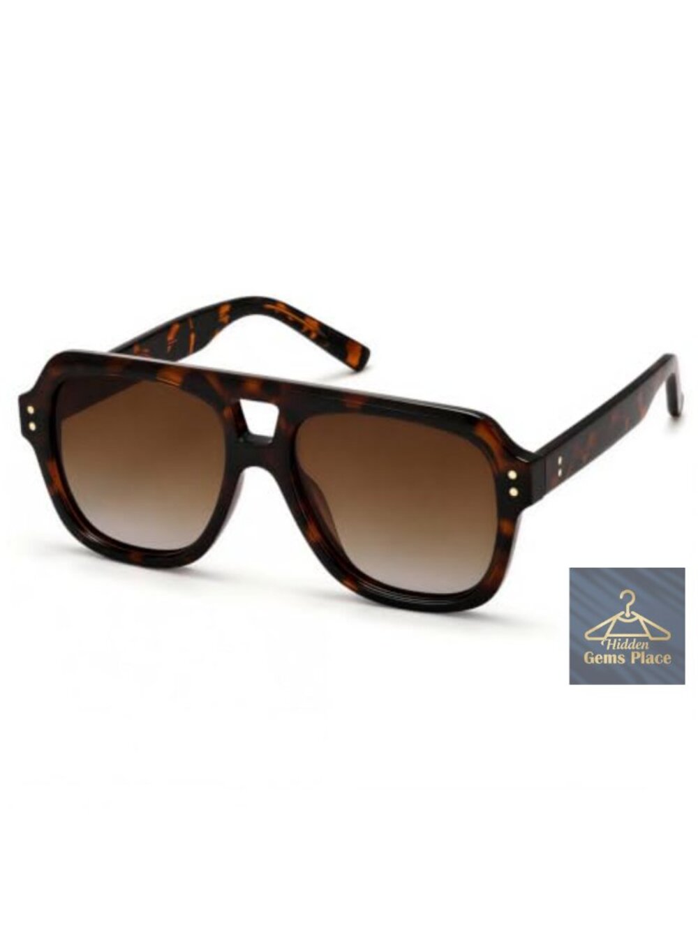 Retro Chunky Aviator Sunglasses Women Oversized UV400 Polarized